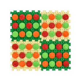 Massagematte „Ortek Mix Puzzles“ 4 Elemente + 4 Sätze Module „Muster“