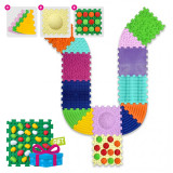 Massagematte «Ortek Multi Mix» 8 Elemente + 6 Sektoren  Puzzles WABEN + Kieselsteineals Geschenk