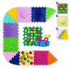 Massagematte «Ortek Multi Mix» 6 Elemente + 6 Sektoren Puzzles WABEN + Kieselsteineals Geschenk