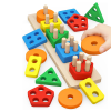 Formen-Sortierer – Montessori-Holzspielzeug