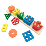 Formen-Sortierer – Montessori-Holzspielzeug