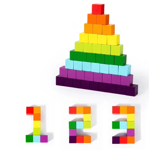 Montessori-Multiplikationstafel aus Holz
