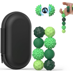 Magnetische Sensor-Kugeln, grünes 8er-Set, mit Etui, Größe M
