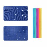 Doppelseitige sensorische Anti-Stress-Matte "CalmPad", Größe S