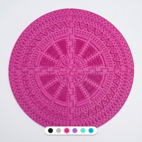 Massagematte Ortek Stacheln, 4 Sektionen Rosa