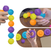 Magnetische Anti-Stress-Kugeln UFO aus Silikon, 4er-Set