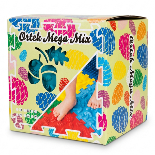 Rehabilitation Massagematte Hart "Ortek Mix" 20 Elemente