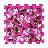 Orthopädische Sensorik Ortek Strukturmatten "Pilze" Bunt Rosa 1 Element
