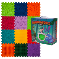 Massagematte Ortek «Dinosaurier Puzzle» 12 Elemente