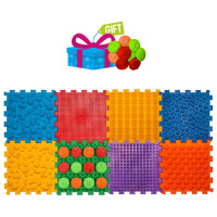 Massagematte «Ortek Mix Puzzles» 8 Elemente + «Muster» als Geschenk