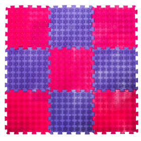 Massagematte Puzzle "Lotus" 9 Elemente