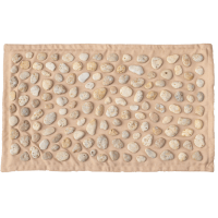 Massagematte mit natürlichen Kieselsteinen und einer Schaumstoffschicht innen „Ortek“ SOFT 74x44cm