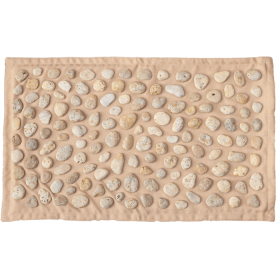 Massagematte mit natürlichen Kieselsteinen und einer Schaumstoffschicht innen „Ortek“ SOFT 74x44cm