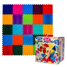 Orthopädische Sensorik Strukturmatten "Puzzle Mix" 25 Elemente