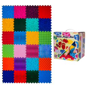 Orthopädische Sensorik Strukturmatten "Puzzle Mix" 24 Elemente