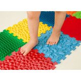 Orthopädische Sensorik Strukturmatten Puzzle "Mix" 10 Elemente