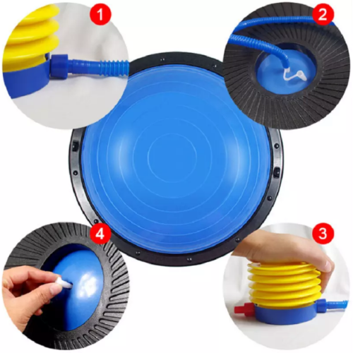BOSU Balance Hemisphäre für Fitness und Gymnastik D 59cm aufblasbar mit Pumpe