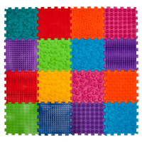 Sensorik Strukturmatten für Hunde Puzzle "Mega Mix" 16 Elemente