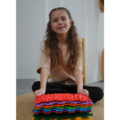 Massagematte Ortek «Dinosaurier Puzzle» 10 Elemente