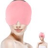 Kühl- und Wärmekompresse für den Kopf mit 360° Gel Rosa