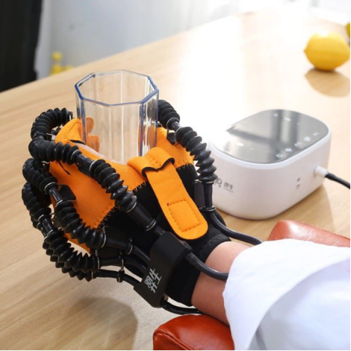 Roboter-Zeigetraining für linke Hand Rehabilitationshandschuhe für die Handrehabilitation