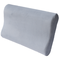 Orthopädisches Kopfkissen für Erwachsene mit Memory-Effekt mit Rollen weich 58x40cm XL "Cloud" Olvi J2526 Grau