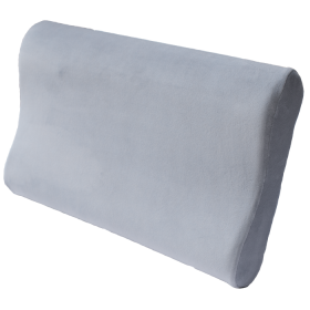 Orthopädisches Kopfkissen für Erwachsene mit Memory-Effekt mit Rollen weich 58x40cm XL "Cloud" Olvi J2526 Grau
