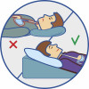 Orthopädisches Anti-Reflux Kissen 58х73х15см Olvi J2540 SG