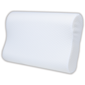 Orthopädisches Kopfkissen für Erwachsene mit Memory-Effekt mit Rollen weich 58x40cm XL "Cloud" Olvi J2526