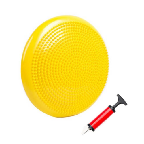 Balancierendes Massagekissen D 33cm aufblasbar mit Pumpe