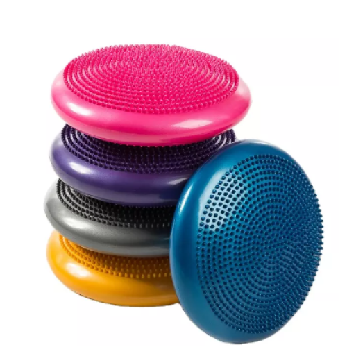 Balancierendes Massagekissen D 33cm aufblasbar mit Pumpe