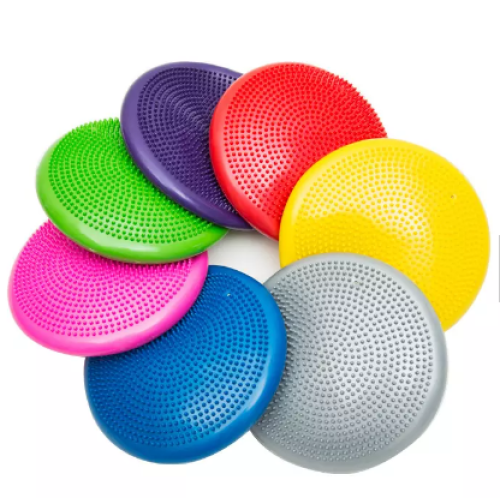 Balancierendes Massagekissen D 33cm aufblasbar mit Pumpe