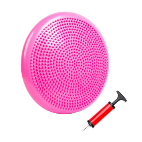 Balancierendes Massagekissen D 33cm aufblasbar mit Pumpe