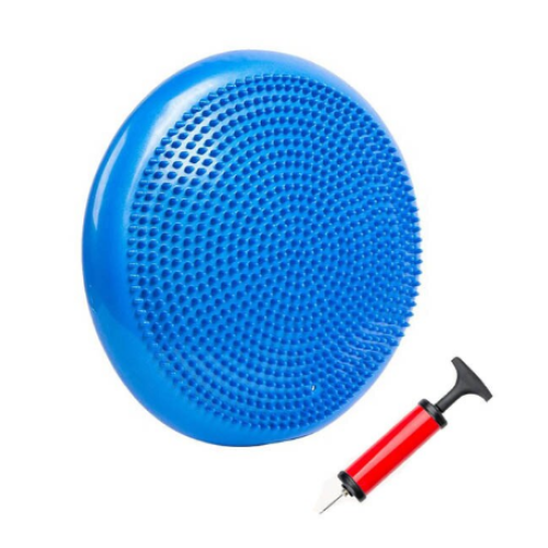 Balancierendes Massagekissen D 33cm aufblasbar mit Pumpe