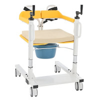 Professioneller Rollstuhl mit Höhenverstellung Klappbarer Toilettenrollstuhl