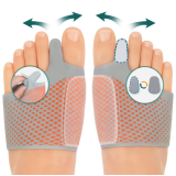 Bandage für Hallux Valgus mit 2 Arten von Fingerscheidern und Gelpolstern