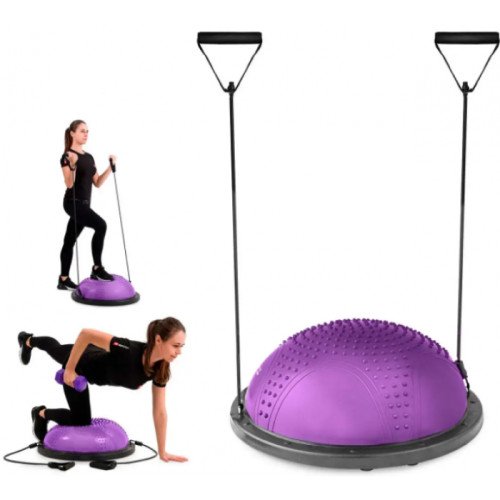 BOSU Balance Hemisphäre für Fitness und Gymnastik D 59cm aufblasbar mit Pumpe